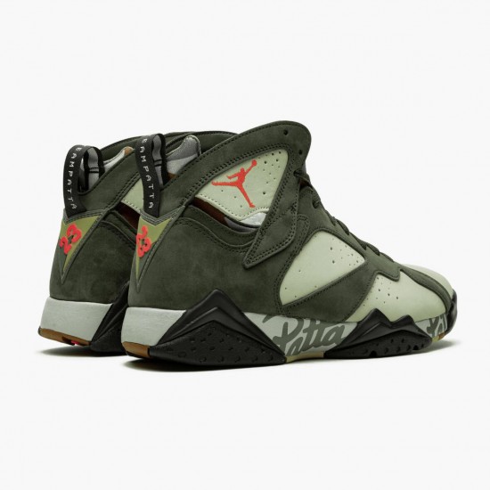 Cheap Air Jordans 7 Retro Patta Icicle Icicle/Sequoia-River Rock-Light Crimson AT3375-100