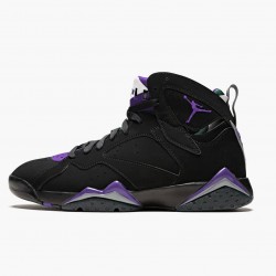 Cheap Air Jordans 7 Retro Ray Allen Black Fierce Purpler Dark Stee  Black/Fierce Purple-Dark Grey Steel 304775-053