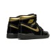 Cheap Air Jordans 1 High Black Metallic Gold BLACK/BLACK-METALLIC GOLD Mens 555088 032