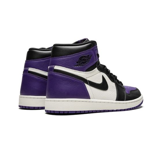 Cheap Air Jordans 1 High "Court Purple" COURT PURPLE/BLACK-SAIL Mens 555088 501