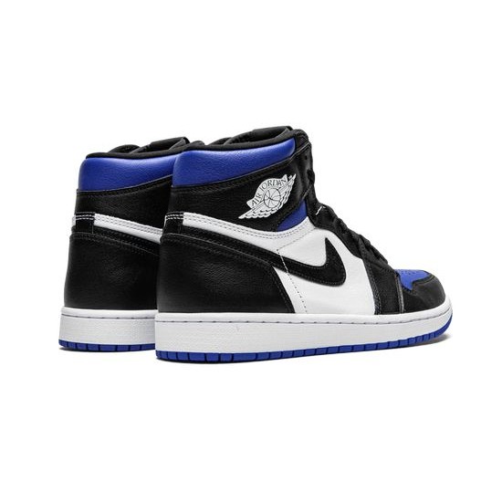 Cheap Air Jordans 1 Retro High OG "Royal Toe" BLACK/WHITE-GAME ROYAL-BLACK Mens 555088 041