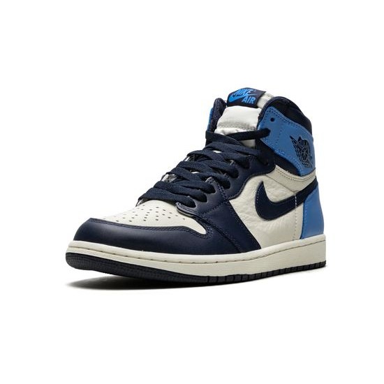 Cheap Air Jordans 1 Retro High OG "Obsidian/University Blue" SAIL/OBSIDIAN-UNIVERSITY BLUE Mens 555088 140