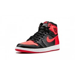 Cheap Air Jordans 1 Retro High OG SE "Satin" BLACK/UNIVERSITY RED-WHITE Mens 917359 001