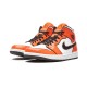 Cheap Air Jordans 1 Mid SE "Turf Orange" TURF ORANGE/BLACK-WHITE Mens DD6834 802