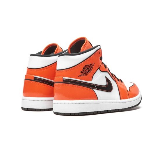 Cheap Air Jordans 1 Mid SE "Turf Orange" TURF ORANGE/BLACK-WHITE Mens DD6834 802