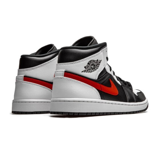 Cheap Air Jordans 1 Mid Chile Red Black/Chile Red-White Mens 554724 075