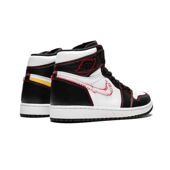 Cheap Air Jordans 1 Retro High Defiant White Retro Red WHITE/BLACK-GYM RED/TOUR YELLO Mens CD6579 071