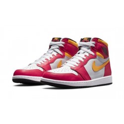 Cheap Air Jordans 1 Retro High Light Fusion Red Light Fusion Red/White-Laser O Mens 555088 603