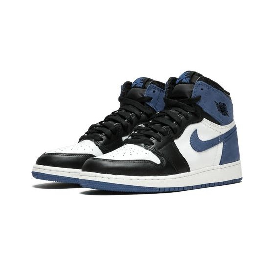 Cheap Air Jordans 1 Retro High OG Blue Moon SUMMIT WHITE/BLUE MOON-BLACK Mens 575441 115