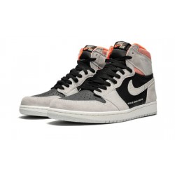 Cheap Air Jordans 1 Retro High OG Neutral Grey Hyper Crimson NEUTRAL GREY/BLACK Mens 555088 018