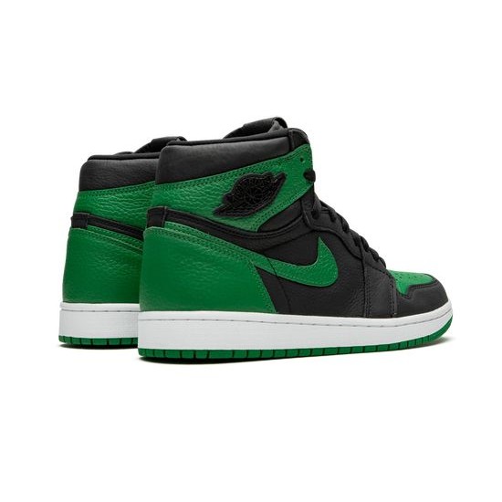 Cheap Air Jordans 1 Retro High Pine Green 2.0 BLACK/WHITE-PINE GREEN/GYM RED Mens 555088 030