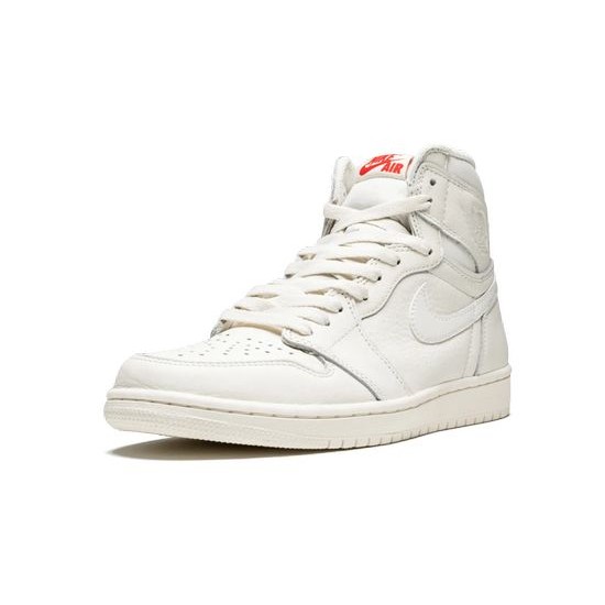 Cheap Air Jordans 1 Retro High OG "Sail" SAIL/UNIVERSITY RED Mens 555088 114