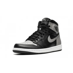 Cheap Air Jordans 1 Retro High OG "Shadow" BLACK/MEDIUM-GREY WHITE Mens 555088 013