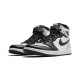 Cheap Air Jordans 1 Retro High Silver Toe BLACK/METALLIC SILVER-WHITE-BL Womens CD0461 001