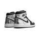 Cheap Air Jordans 1 Retro High Silver Toe BLACK/METALLIC SILVER-WHITE-BL Womens CD0461 001