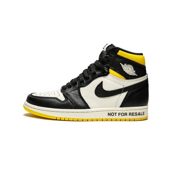 Cheap Air Jordans 1 High Not For Resale SAIL/BLACK-VARSITY MAIZE Mens 861428 107