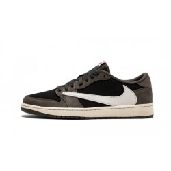 Cheap Air Jordans 1 Low "Mocha" BLACK/SAIL-DARK MOCHA/UNIVERSI Mens CQ4277 001