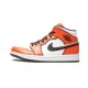 Cheap Air Jordans 1 Mid SE "Turf Orange" TURF ORANGE/BLACK-WHITE Mens DD6834 802