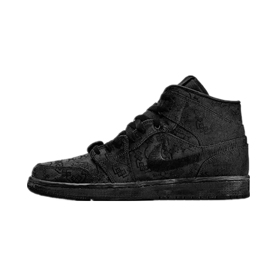 Cheap Air Jordans 1 Mid X CLOT Black