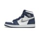 Cheap Air Jordans 1 Retro High Co.JP Midnight Navy WHITE/METALLIC SILVER-MIDNIGHT Mens DC1788 100