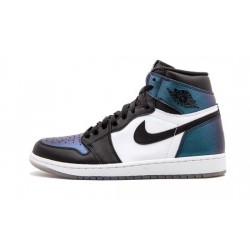 Cheap Air Jordans 1 Retro High OG "All Star Chameleon" BLACK/BLACK-METALLIC SILVER Mens 907958 015