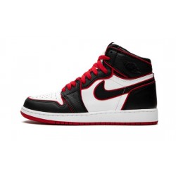 Cheap Air Jordans 1 Retro High OG GS "Meant to Fly" BLACK/GYM RED-WHITE Youth 575441 062