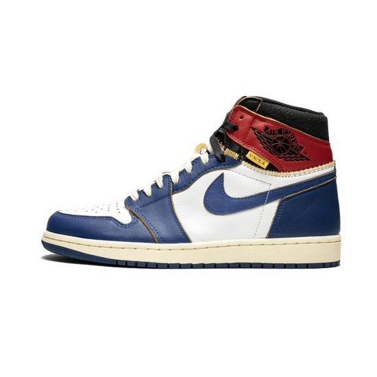 Cheap Air Jordans 1 Retro High OG NRG "Union Storm Blue" WHITE/STORMBLUE-VARSITY RED Mens BV1300 146