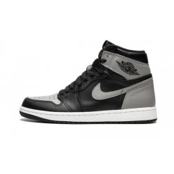 Cheap Air Jordans 1 Retro High OG "Shadow" BLACK/MEDIUM-GREY WHITE Mens 555088 013