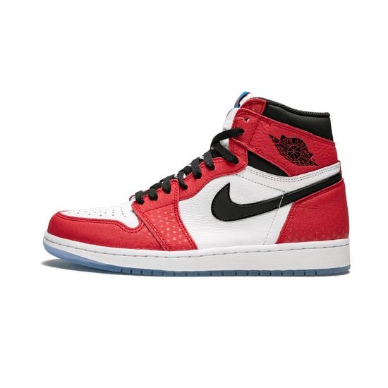 Cheap Air Jordans 1 Spiderman GYM RED/BLACK-WHITE-PHOTO BLUE Mens 555088 602