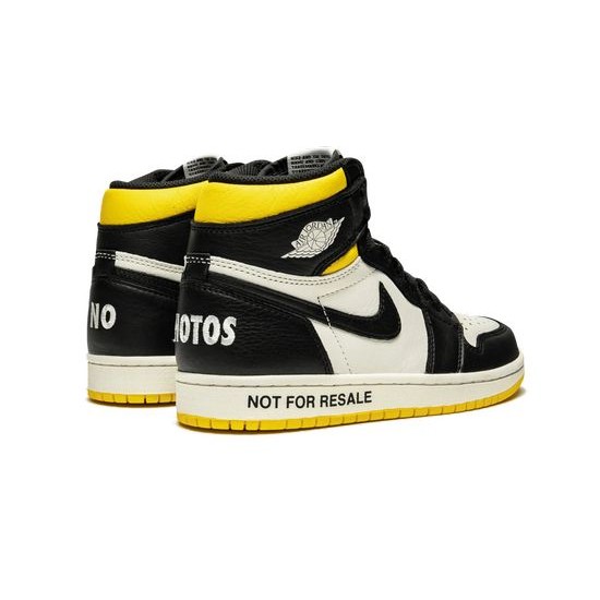 Cheap Air Jordans 1 High "Not For Resale" SAIL/BLACK-VARSITY MAIZE Mens 861428 107