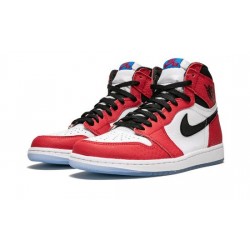 Cheap Air Jordans 1 Spiderman GYM RED/BLACK-WHITE-PHOTO BLUE Mens 555088 602