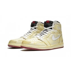 Cheap Air Jordans 1 Hi OG NRG "Nigel Sylvester" SAIL/WHITE-VARSITY RED Mens BV1803 106