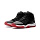 Cheap Air Jordans 11 Bred BLACK/WHITE-VARSITY RED Youth 378038 061