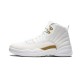 Cheap Air Jordans 12 OVO White WHITE/ METALLIC GOLD-WHITE Mens 873864 102