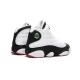 Cheap Air Jordans 13 He Got Game Obsidian White/Black-True Red Mens 414571 104