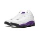 Cheap Air Jordans 13 Lakers WHITE/BLACK/COURT-PURPLE/UNIVE Mens 414571 105