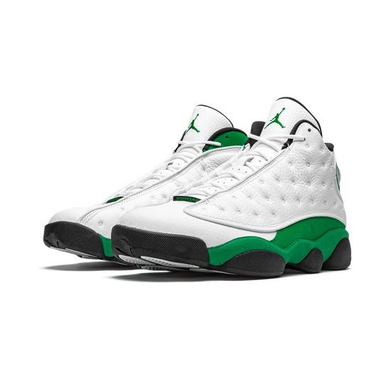 Cheap Air Jordans 13 "Lucky Green" WHITE/BLACK-LUCKY GREEN Mens DB6537 113