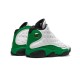 Cheap Air Jordans 13 Lucky Green WHITE/BLACK-LUCKY GREEN Mens DB6537 113