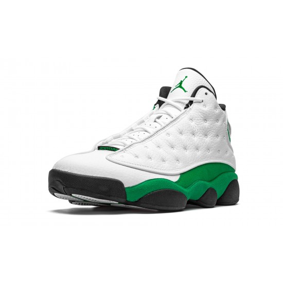 Cheap Air Jordans 13 "Lucky Green" WHITE/BLACK-LUCKY GREEN Mens DB6537 113