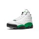 Cheap Air Jordans 13 Lucky Green WHITE/BLACK-LUCKY GREEN Mens DB6537 113