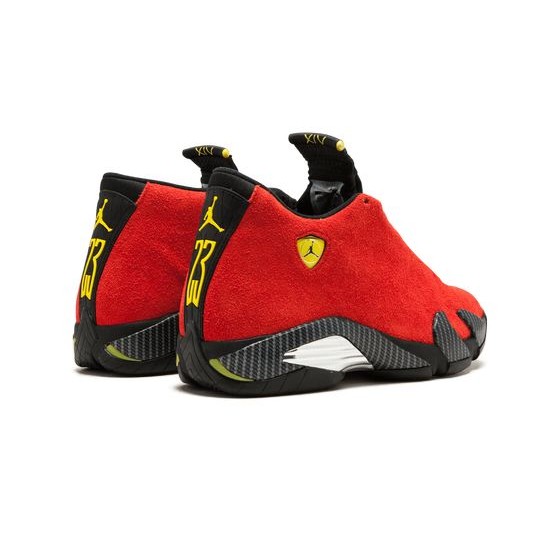 Cheap Air Jordans 14 Ferarri Red CHLLNG RD/BLCK-CBRNT YLLW-ANTH Mens 654459 670