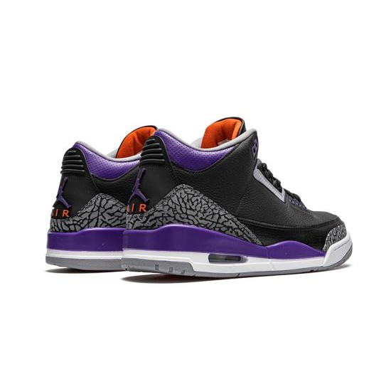 Cheap Air Jordans 3 Court Purple Black Cement BLACK/CEMENT GREY-WHITE-COURT Mens CT8532 050