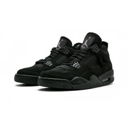 Cheap Air Jordans 4 "Black Cat" BLACK/BLACK-LT GRAPHITE Mens 308497 002