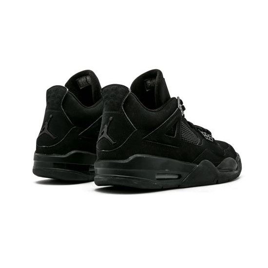 Cheap Air Jordans 4 Black Cat BLACK/BLACK-LT GRAPHITE Mens 308497 002