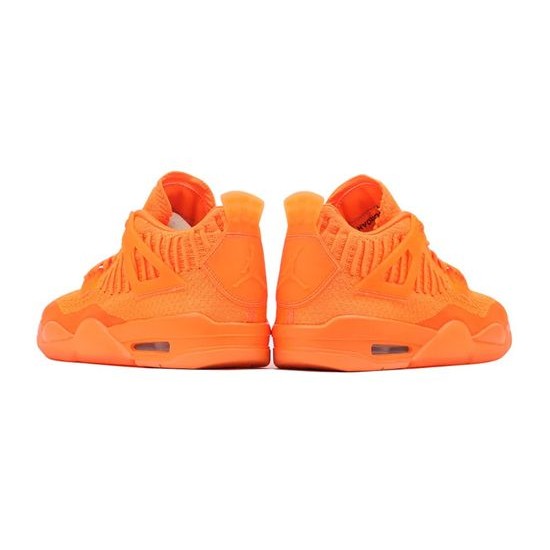 Cheap Air Jordans 4 Retro Flyknit Orange Total Orange/Total Orange-Total Orange Mens AQ3559 800