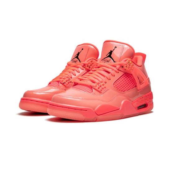 Cheap Air Jordans 4 Retro NRG "Hot Punch" HOT PUNCH/BLACK-VOLT Womens AQ9128 600