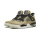 Cheap Air Jordans 4 Mushroom MUSHROOM/MULTI COLOR-BLACK Womens AQ9129 200