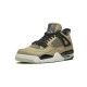 Cheap Air Jordans 4 Mushroom MUSHROOM/MULTI COLOR-BLACK Womens AQ9129 200