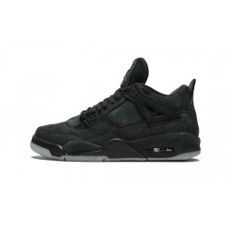 Cheap Air Jordans 4 X KAWS "Black" BLACK/BLACK-CLEAR-GLOW Mens 930155 001