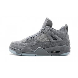 Cheap Air Jordans 4 X KAWS Gray COOL GREY/WHITE Mens 930155 003